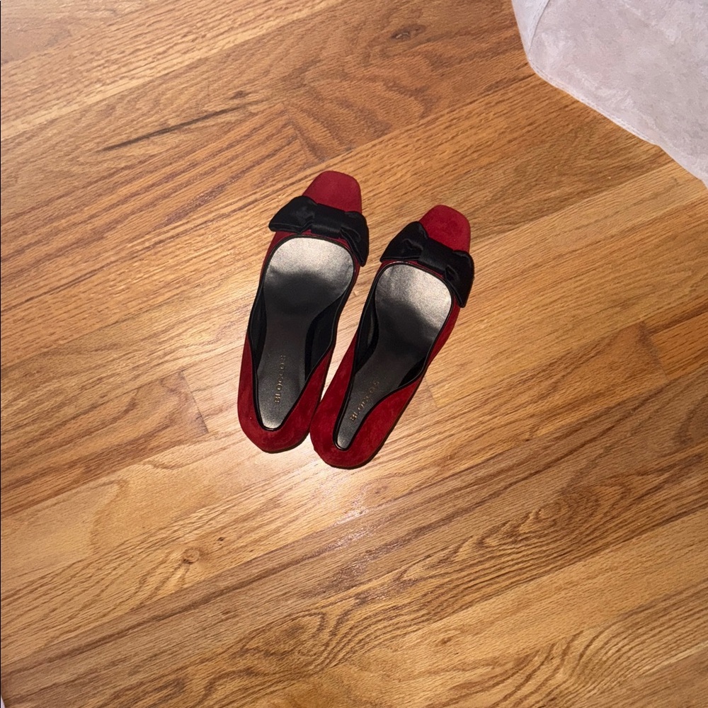 Elegant Red and Black Women's heels